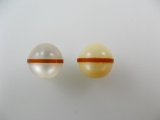 Vintage Lucite 1-Line Ball Beads 