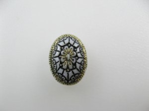 画像1: Vintage Glass Mosaic-tile Cabochon