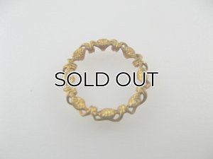 画像1: BRASS Filigree Wreath