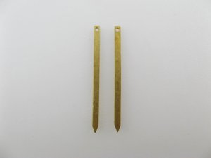 画像1: BRASS Pointed Bar 2個いり