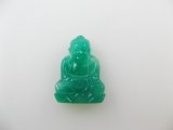Vintage Glass Jade "Buddha" Cabochon【II】