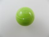 Vintage Plastic Marble Pea-Green Ball Beads