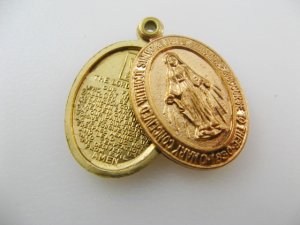 画像2: Brass Slide Medal【Oval】
