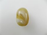 Vintage Marble-Gold Oval Beads (L)