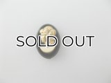 Vintage Plastic Black and Gold Cameo【14x10】