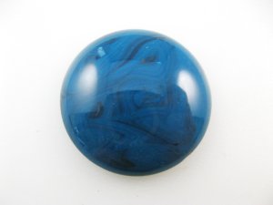 画像1: Vintage Plastic Marble Round Cabochon 29mm