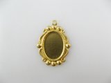 Brass Mirror frame Setting 14*10mm