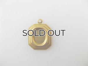 画像1: Brass Octagon Stairs Setting 10x8mm