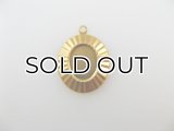 BRASS Sunburst Oval Setting 10x8mm 