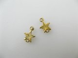 BRASS Dia-cut Tiny Star Connector 2個入り