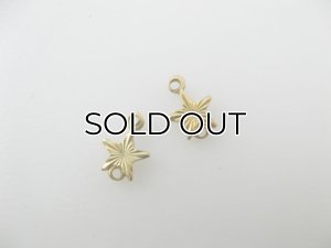 画像1: BRASS Dia-cut Tiny Star Connector 2個入り