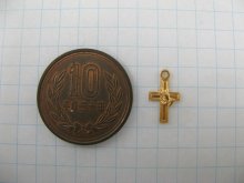 他の写真1: Brass Tiny Cross with Hand