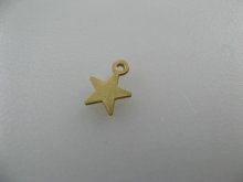 他の写真2: BRASS Diamond-cut Tiny STARS 2個入り