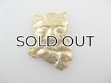 BRASS Cat Bust