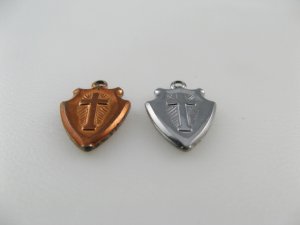 画像2: Metal Shield+Cross Charm