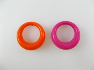 画像2: Vintage 1-Hole Ring Beads