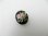 画像2: Vintage Porcelain Black Floral Cabochon 10x8mm (2)