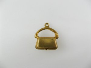 画像2: Brass 3D-HANDBAG charm