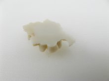 他の写真2: Vintage Chalk White Flower Cabochon