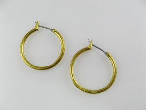 画像1: Pierce Hoop Round Lock-Catch