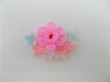 Vintage Flower Pastel Fan Cluster Cabs