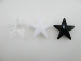 Vintage Plastic Faceted Star Charm