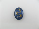 Vintage Glass ”DRAGON” Intaglio Cabochon【18x13】