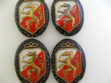 他の写真2: Vintage Glass Crest-Dragon Intaglio Cabochon【25x18】