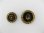 画像1: Vintage Glass Victorian-Cut Round Cabochon (1)