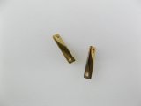 Brass Textured Mini Connector 2個いり