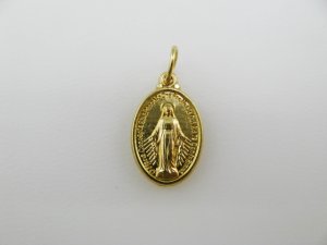 画像1: Gold Lady Miraculous Medal