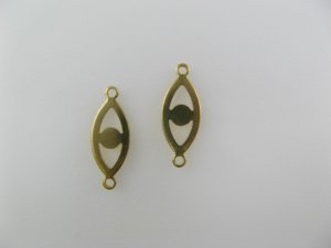 画像2: Brass Eye Connector 2個入り