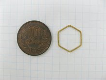 他の写真1: BRASS Hexagonal Ring 2個いり