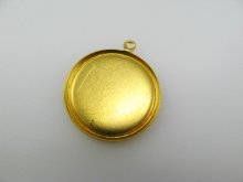他の写真2: BRASS Rolled Edge Round Setting  18mm