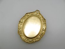 他の写真2: Brass rococo style frame 25x18mm