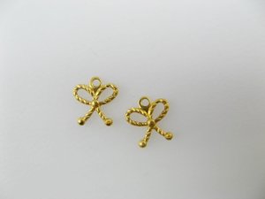 画像1: BRASS Tiny Bow（LOOP） 2個入り