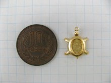 他の写真1: BRASS Turtle Oval Setting 8x6mm