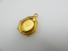 他の写真2: BRASS Ladybug Oval Setting 8x6mm