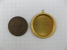 他の写真1: Brass Round Rope Edge 25mm