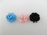 Vintage Plastic Rose Flower Cabochon(S)
