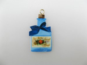 画像1: Decoupage Perfume Bottle