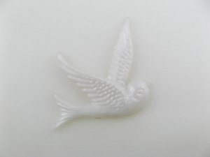 画像1: Vintage Plastic Bird Cabochon