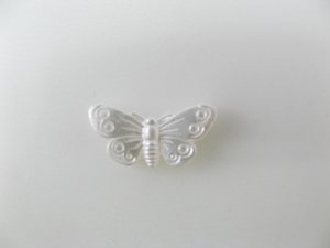 画像1: Vintage Butterfly Pearlized Beads