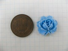 他の写真1: Vintage Plastic Rose Flower Cabochon(L)