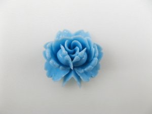 画像1: Vintage Plastic Rose Flower Cabochon(L)