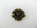 Vintage Plastic A/G Rose Flower Cabochon