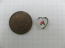 他の写真1: Tiny Horse Heart Glass Intaglio Pendant 