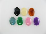 Plastic Simple Cabochon【Marble】 18x13mm