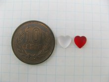 他の写真1: Vintage Mat/Crystal Heart Cabochon(Tiny)
