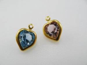 画像2: Vintage Swarovski Heart Charm